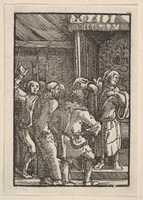 Free download Christ Before Caiaphas, from The Fall and Salvation of Mankind Through the Life and Passion of Christ free photo or picture to be edited with GIMP online image editor