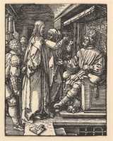 Free download Christ before Herod, from The Little Passion free photo or picture to be edited with GIMP online image editor