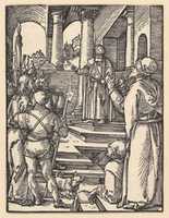 Free download Christ before Pilate, from The Little Passion free photo or picture to be edited with GIMP online image editor