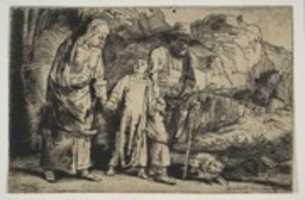 Free download Christ between his Parents, Returning from the Temple free photo or picture to be edited with GIMP online image editor