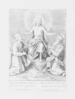 Free download Christ Between Saints Peter and Paul free photo or picture to be edited with GIMP online image editor