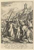 Free download Christ Carrying the Cross, from The Passion of Christ (after H. Goltzius) free photo or picture to be edited with GIMP online image editor