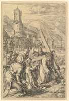 Free download Christ Carrying the Cross, from The Passion of Christ free photo or picture to be edited with GIMP online image editor