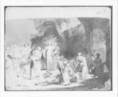 Free download Christ Healing the Sick, after Rembrandt  (from Sketchbook) free photo or picture to be edited with GIMP online image editor