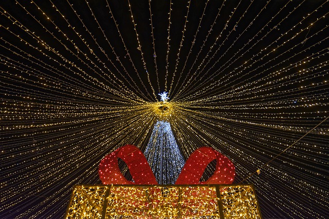 Free download Christmas Lights Night -  free illustration to be edited with GIMP free online image editor