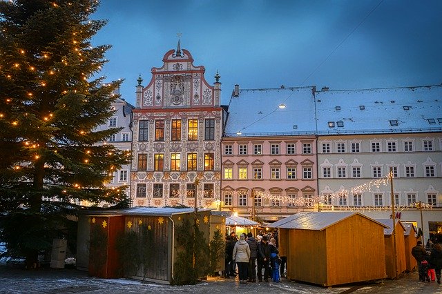 Free download christmas market landsberg am lech free picture to be edited with GIMP free online image editor