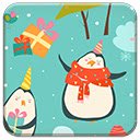Christmas Penguins  screen for extension Chrome web store in OffiDocs Chromium