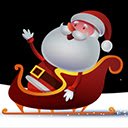 Schermata di Babbo Natale a tema natalizio per l'estensione Chrome web store in OffiDocs Chromium