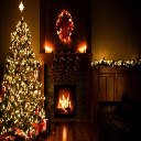 Christmas Tree Fireplace Animated Wallpaper  screen for extension Chrome web store in OffiDocs Chromium