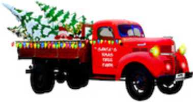 Free download christmas-truck free photo or picture to be edited with GIMP online image editor