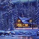 Screen ng Christmas Winter House Theme para sa extension ng Chrome web store sa OffiDocs Chromium
