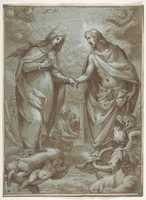 Free download Christ Receiving the Virgin into Heaven free photo or picture to be edited with GIMP online image editor