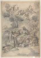 Free download Christ Surrounded by Angels free photo or picture to be edited with GIMP online image editor