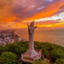 Christ the King Statue – A Majestic Landmark atop Núi Nhỏ  screen for extension Chrome web store in OffiDocs Chromium