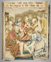 Free download Christ Washing the Feet of His Disciples from a set of The Passion free photo or picture to be edited with GIMP online image editor