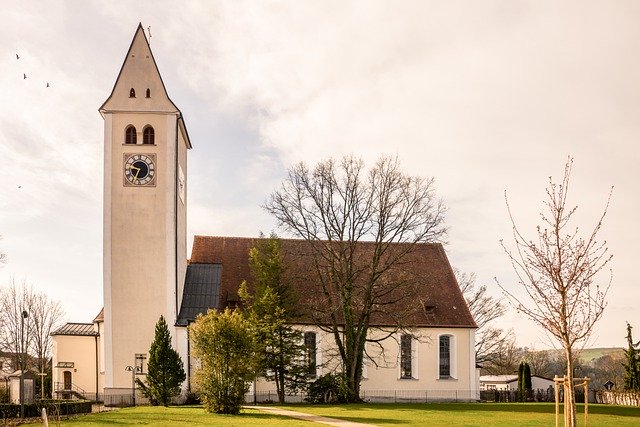 Free download church building tower clock free picture to be edited with GIMP free online image editor