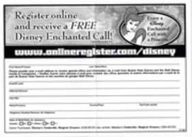 Free download Cinderella: Magical Dreams [AGB-BCDE-USA] Survey Postcard free photo or picture to be edited with GIMP online image editor