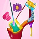 Layar Cinderella Shoes Designer untuk toko web ekstensi Chrome di OffiDocs Chromium