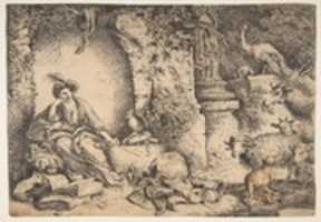 Free download Circe with the Companions of Ulysses Changed into Animals free photo or picture to be edited with GIMP online image editor