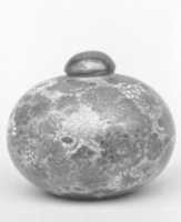 Free download Circular Small Covered Jar with Millefleur Design free photo or picture to be edited with GIMP online image editor