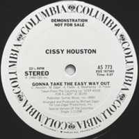 Free download Cissy Houston - Gonna Take The Easy Way Out (1980) - 12 single b&w promo single free photo or picture to be edited with GIMP online image editor