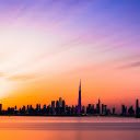 city bathed in the enchanting colors of sunset  screen for extension Chrome web store in OffiDocs Chromium