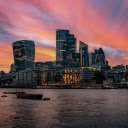 City Skyline during Sunset  screen for extension Chrome web store in OffiDocs Chromium
