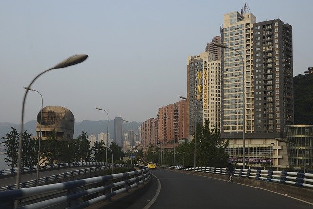 Безкоштовно завантажте місто смог Китай дороги промисловість безкоштовне зображення для редагування за допомогою безкоштовного онлайн-редактора зображень GIMP