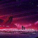 City Under a Mystical Red Sky  screen for extension Chrome web store in OffiDocs Chromium