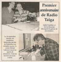 Free download CIVR 1er Anniversaire de Radio Taiga free photo or picture to be edited with GIMP online image editor