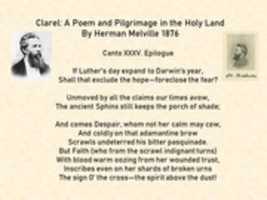Free download Clarel: A Poem and Pilgrimage in the Holy Land  By Herman Melville 1876 free photo or picture to be edited with GIMP online image editor