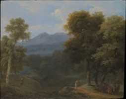 Безкоштовно завантажте безкоштовну фотографію або малюнок Classical Landscape with Figures для редагування в онлайн-редакторі зображень GIMP