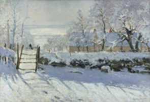 Free download Claude Monet, The Magpie free photo or picture to be edited with GIMP online image editor
