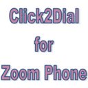 Click2Dial for Zoom Phone  screen for extension Chrome web store in OffiDocs Chromium