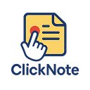 ClickNote Contextual Web Notes  screen for extension Chrome web store in OffiDocs Chromium