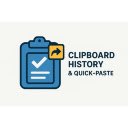 Clipboard History  Quick Paste  screen for extension Chrome web store in OffiDocs Chromium