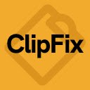 ClipFix  screen for extension Chrome web store in OffiDocs Chromium