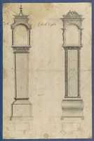 Free download Clock Cases, in Chippendale Drawings, Vol. I free photo or picture to be edited with GIMP online image editor