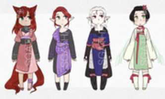Free download :CLOSED: PRICE LOWERED Fantasy Adopt Set 017 free photo or picture to be edited with GIMP online image editor
