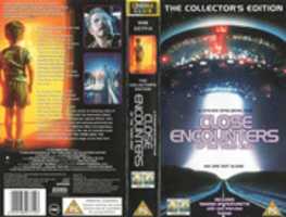 Free download Close Encounters Of The Third Kind UK VHS 1999 Cover free photo or picture to be edited with GIMP online image editor