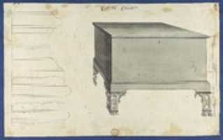 Free download Clothes Chest, from Chippendale Drawings, Vol. II free photo or picture to be edited with GIMP online image editor