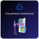 CloudPanel Site Dashboard  screen for extension Chrome web store in OffiDocs Chromium