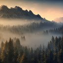 Cloudy mountain  screen for extension Chrome web store in OffiDocs Chromium