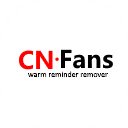 CNFans Warm Reminder Remover  screen for extension Chrome web store in OffiDocs Chromium