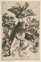 Free download Coat of Arms with a Lion and a Cock free photo or picture to be edited with GIMP online image editor