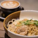 Coffee and noodles  screen for extension Chrome web store in OffiDocs Chromium