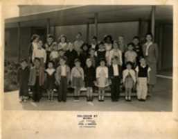 Free download Coliseum St. School, A.M. Kindergarten, May 1955, Im front row, far right. free photo or picture to be edited with GIMP online image editor