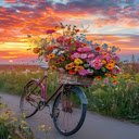 Colorful bicycle wallpaper  screen for extension Chrome web store in OffiDocs Chromium
