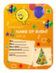 Free download Colorful Birthday Invitaiton Template DOC, XLS or PPT template free to be edited with LibreOffice online or OpenOffice Desktop online