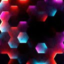 Colorful Hexagonal Design  screen for extension Chrome web store in OffiDocs Chromium